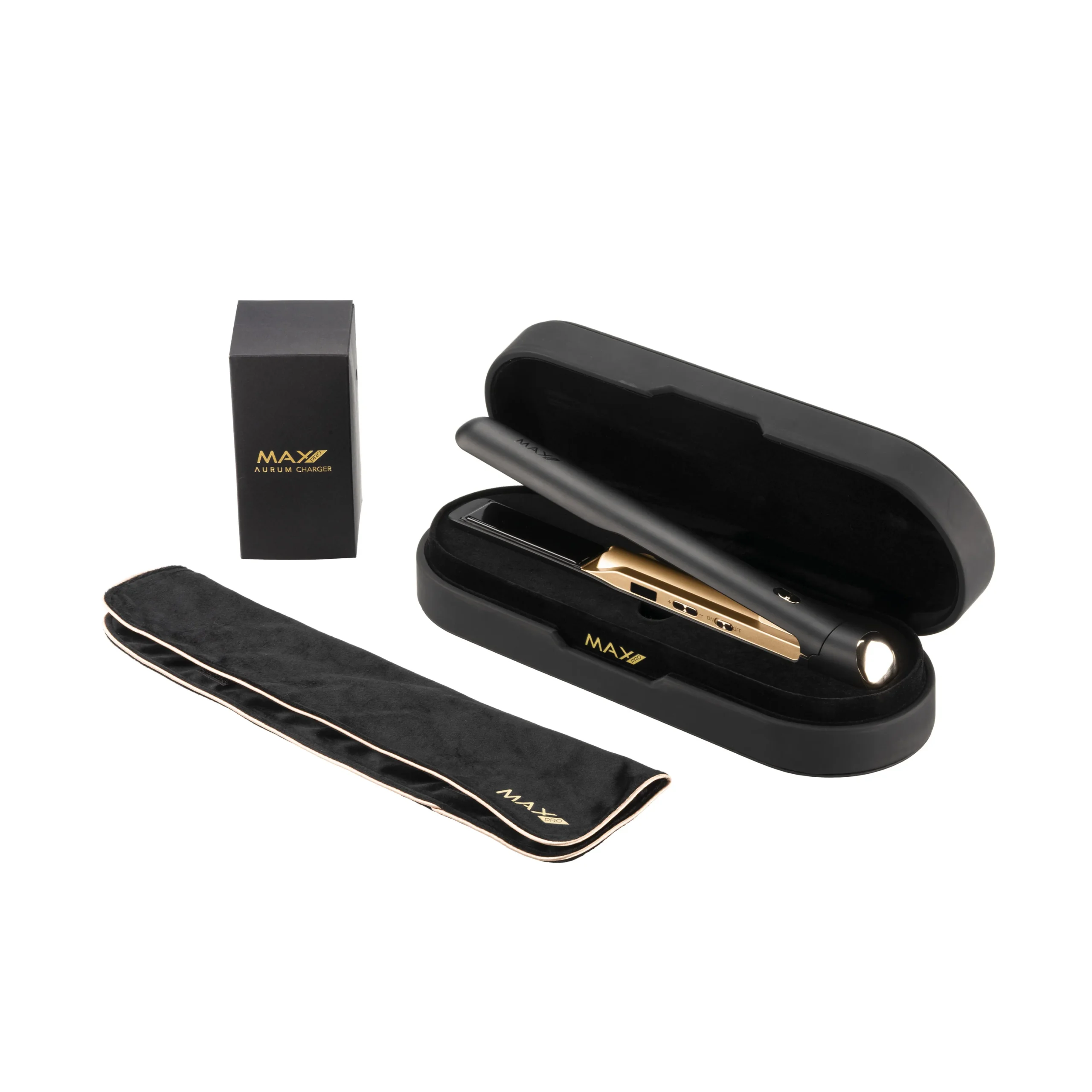Max Pro Aurum Cordless draadloze stijltang
