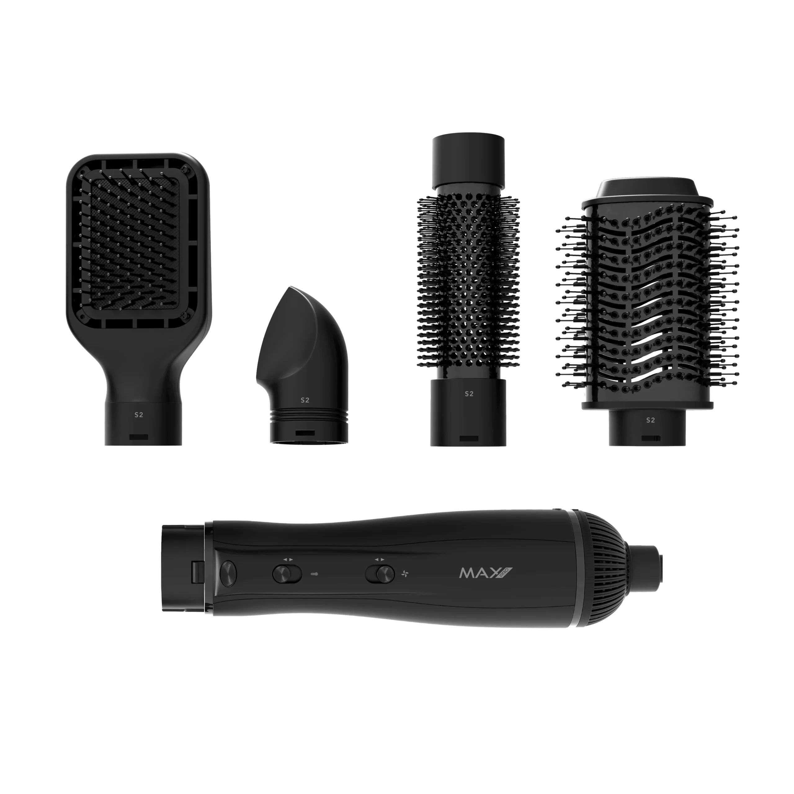 Max Pro Multi Airstyler S2 1200W met opzetstukken